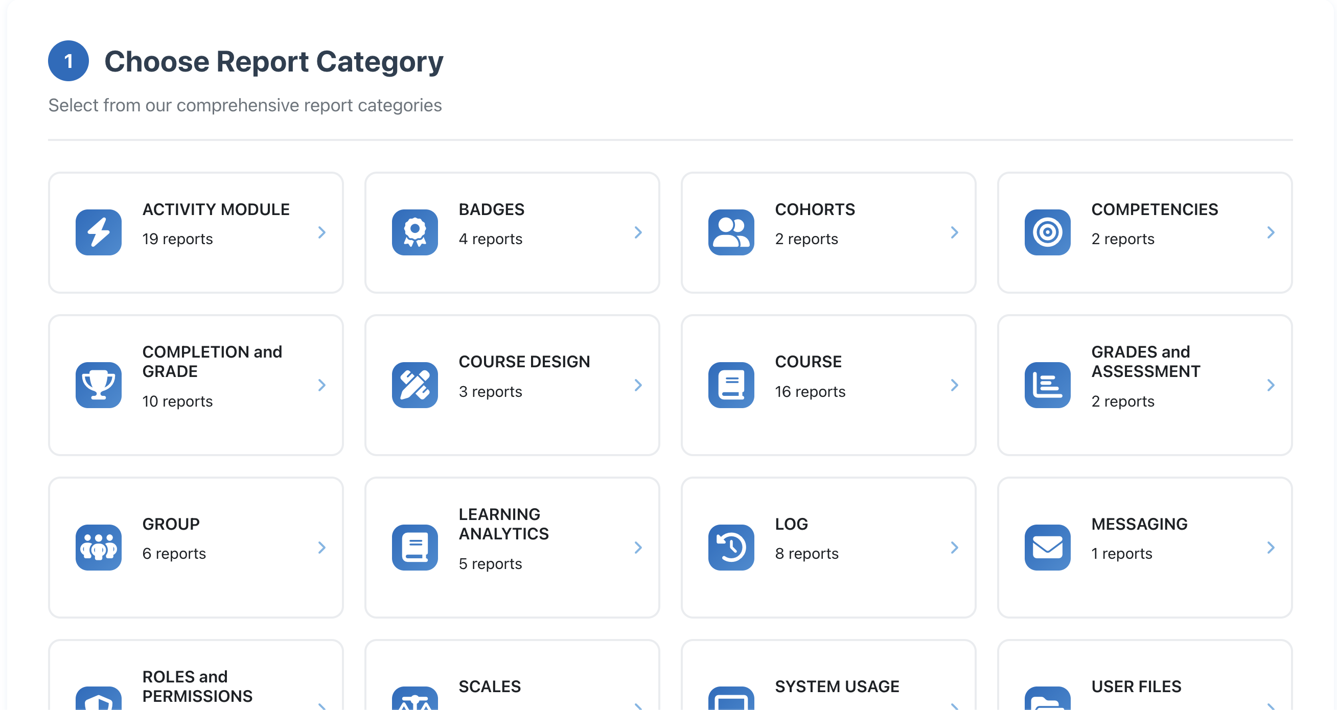 Report Wizard - Step-by-step Moodle report builder